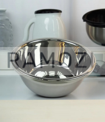 Миска металл глубокая d 20 см 180  шт RA-6585