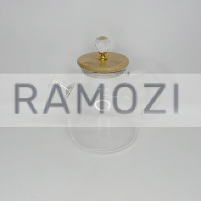 Чайник с крышкой бамбук 1.5л 36 шт  RA-6379