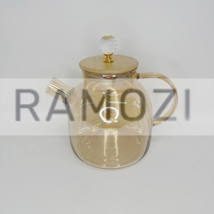 Чайник с крышкой бамбук 1.8л 36 шт  RA-6383