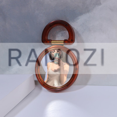 Зеркало корич.2-х стор. круглое 144 шт. RA-417-5