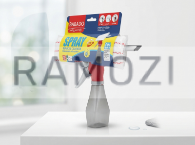 Окномойка спрей 28х25см Микрофибра (D210005) 24 шт RA-1328