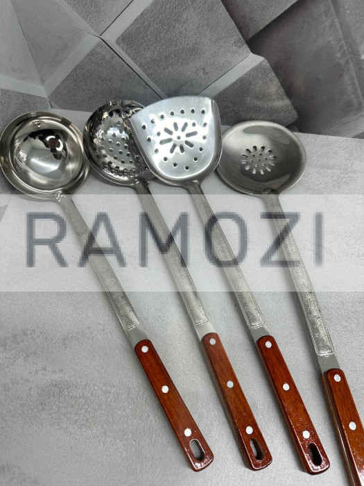 Лопатка шумовка с узором 120 шт RA-6672