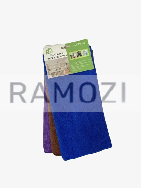 Салфетка микрофибра 40х60см 1 шт 100 шт RA-3118